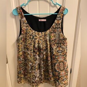 Casual Freedom L Blouse Tank Top Style Large Shirt Lined Lg